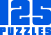 125 Puzzles Logo Light