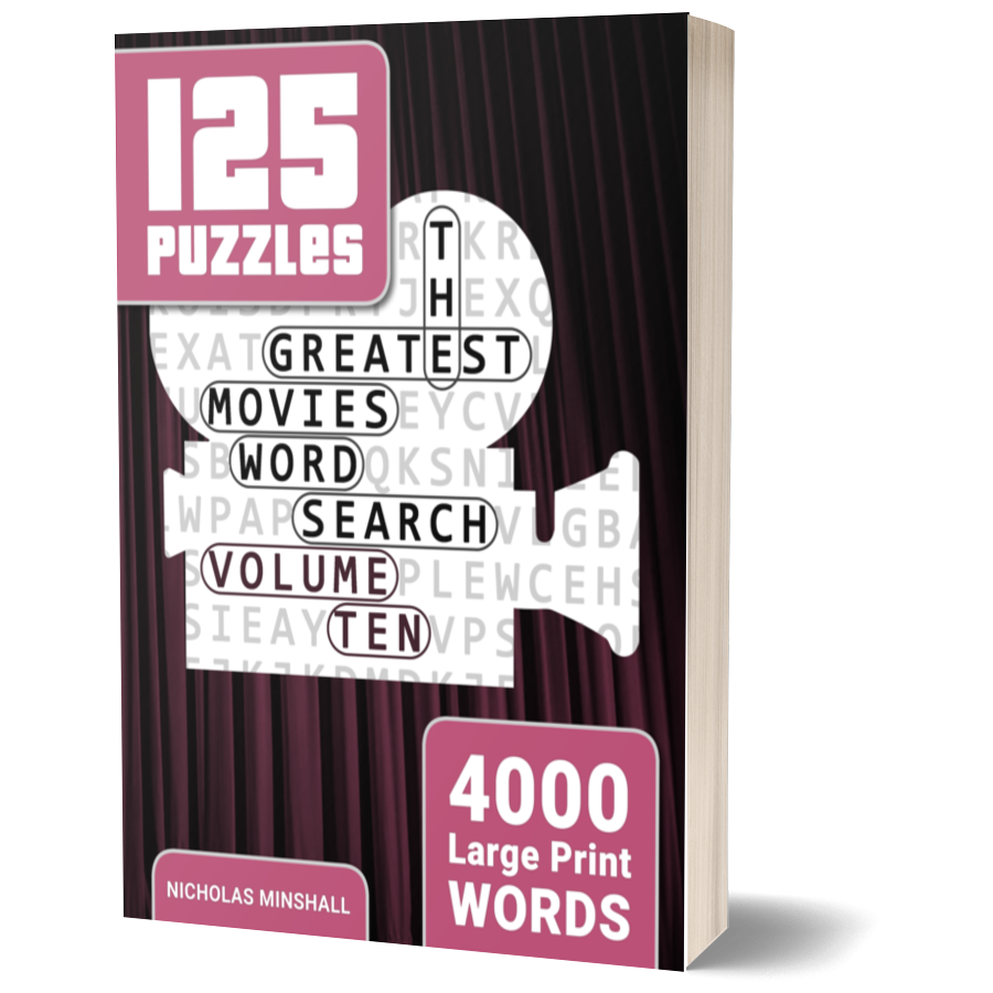 The Greatest Movies Word Search: Volume Ten