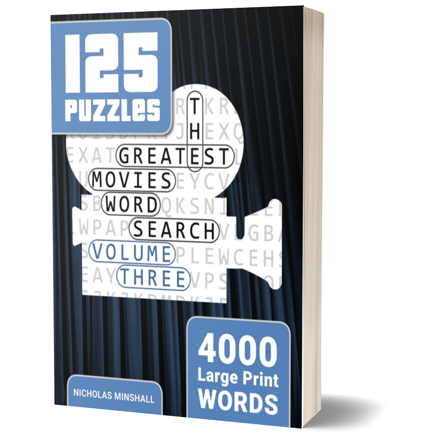 The Greatest Movies Word Search: Volume Three