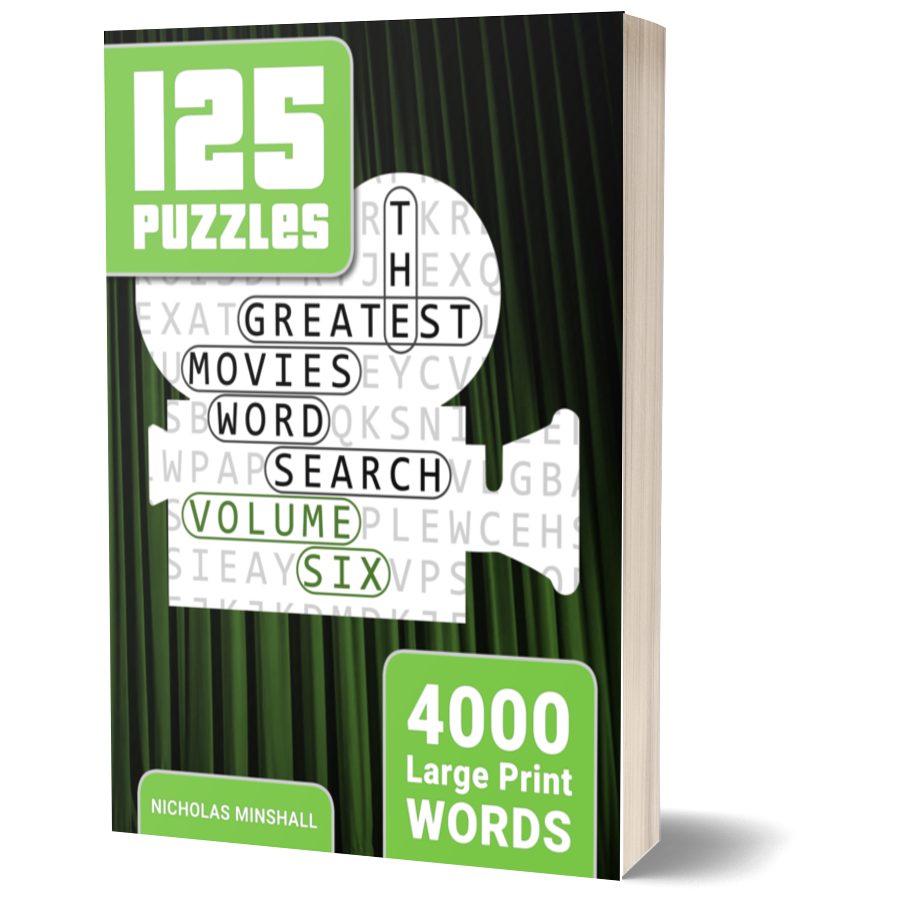 The Greatest Movies Word Search: Volume Six