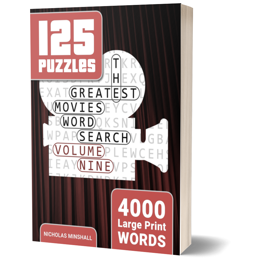 The Greatest Movies Word Search: Volume Nine
